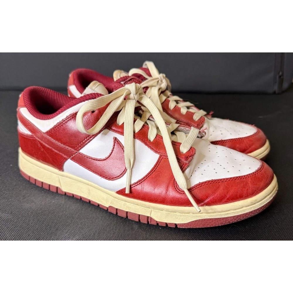 Nike Dunk Low Women's Size 9 PRM Vintage Team Red EUC Retro 2023 Release